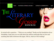 Tablet Screenshot of literarygossip.com